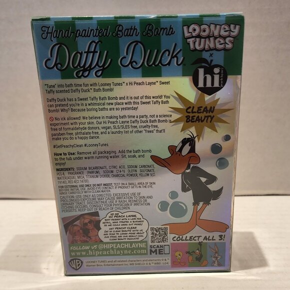 New Set of 3 Looney Tunes Bath Bombs -  Bugs Bunny, Daffy Duck & Tweety - Picture 5 of 8